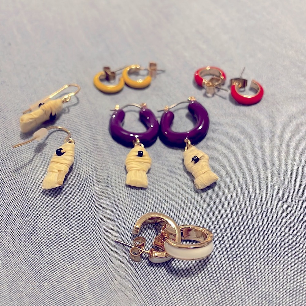 Bundle of cute beachy summer earings from Zara